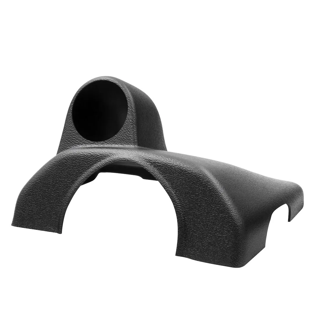15015 – AUTO METER Gauge Pod, Steering Column Mount Holds 1 Gauge 2-1/16 Inch ABS Plastic Black